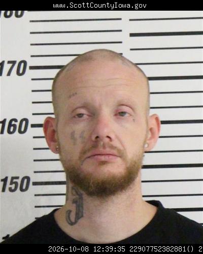 Booking photo — Jerimy James Fortney