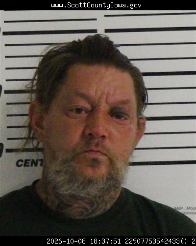 Booking photo — Delmar Eugene Micha Baughman