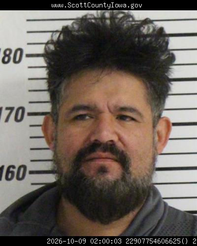 Booking photo — Ramses Moreno Medina