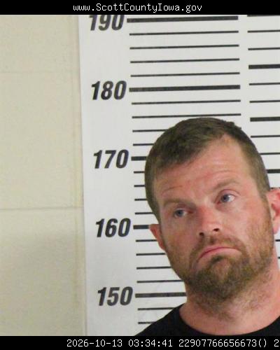 Booking photo — Justin Allen Hoffman
