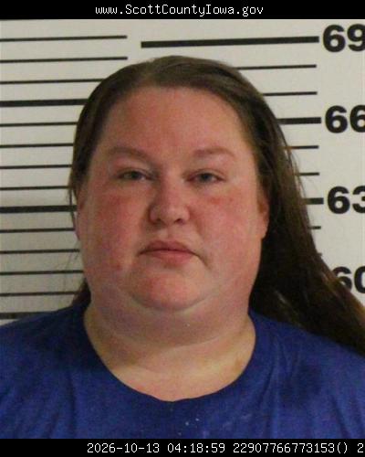 Booking photo — Megan Elizabeth Gilchrist
