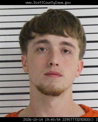 Booking photo — Jackson James Wilson
