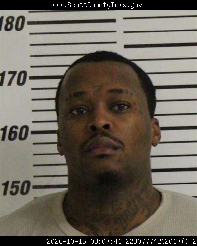 Booking photo — Davion Ray Marcell Burge